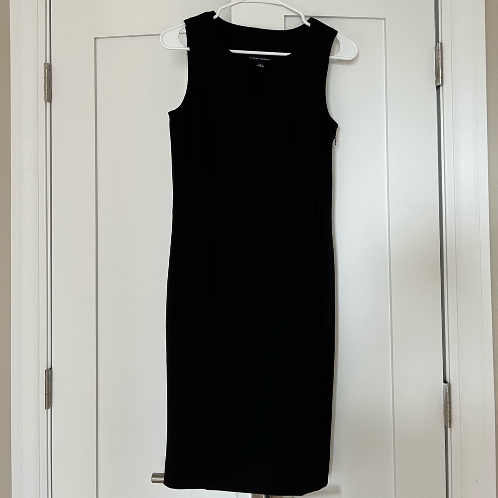 Banana Republic slimming black dress